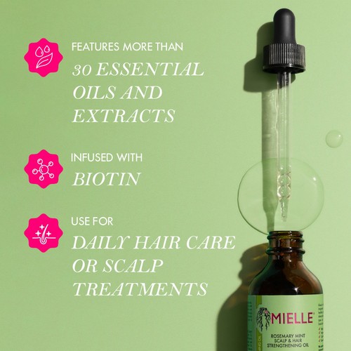 Mielle Rosemary Mint Scalp & Hair Strengthening Oil thumbnail 4