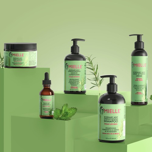 Mielle Rosemary Mint Strengthening Hair Masque thumbnail 3