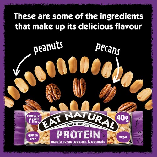 Eat Natural Maple Syrup, Pecan and Peanut Bars thumbnail 3