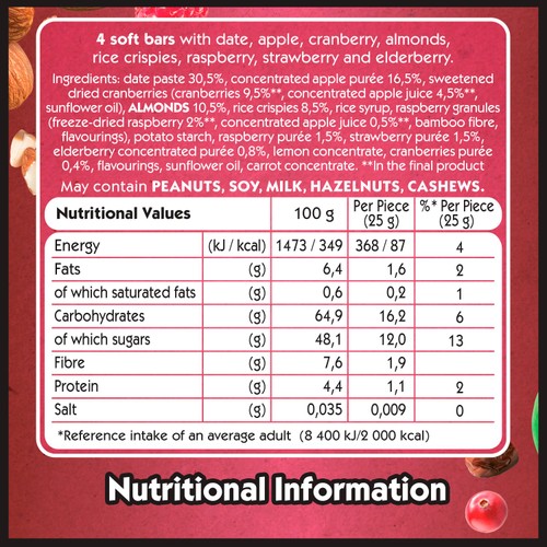 Eat Natural Red Berries Soft Fruit Bars thumbnail 6