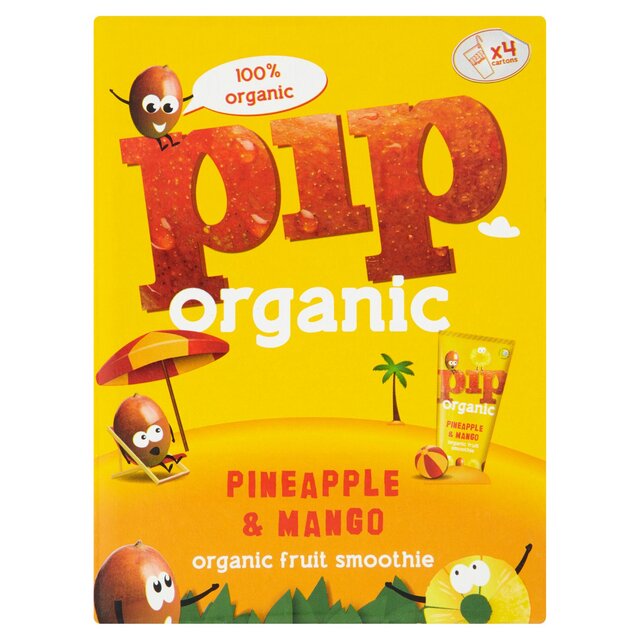 Pip Organic Pineapple & Mango Smoothie Cartons thumbnail 2