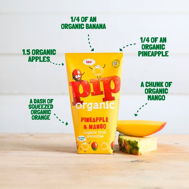 Pip Organic Pineapple & Mango Smoothie Cartons thumbnail 6