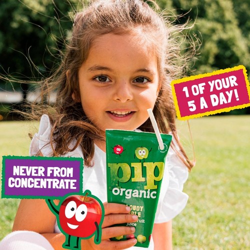 Pip Organic Cloudy Apple Juice Cartons thumbnail 3