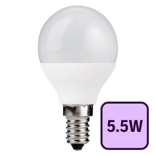 TCP LED Mini Globe 470L E14 5.5W Daylight