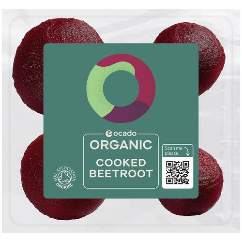 Ocado Organic Cooked Beetroot