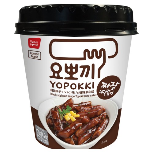 Yopokki Black Soybean Korean Topokki Instant Rice Cake