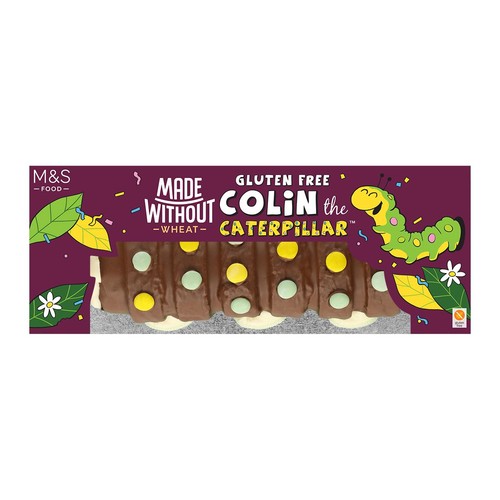 M&S Made Without Wheat Gluten Free Colin The Caterpillar