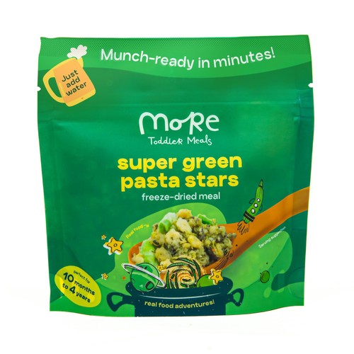 More Toddler Meals, Super Green Pasta Stars