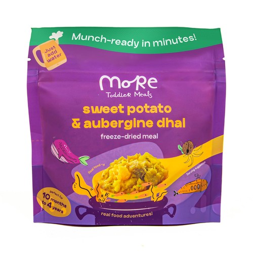 More Toddler Meals, Sweet Potato & Aubergine Dhal