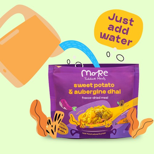 More Toddler Meals, Sweet Potato & Aubergine Dhal thumbnail 4