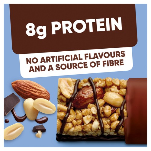 Kellogg's High Protein Dark Chocolate & Almond Cereal Bar thumbnail 3