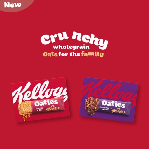 Kellogg's Oaties Chocolate & Oat Cereal Bar thumbnail 3