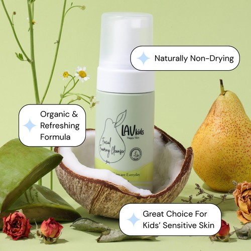 Lav Kids Facial Foaming Cleanser thumbnail 2