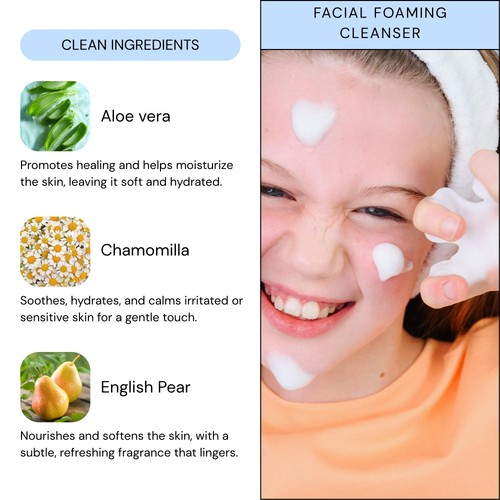 Lav Kids Facial Foaming Cleanser thumbnail 3
