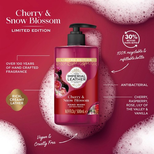Imperial Leather Cherry & Snow Blossom Hand Wash thumbnail 3