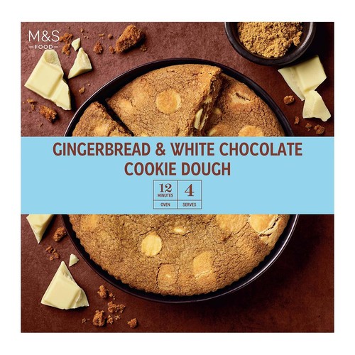 M&S Gingerbread & White Chocolate Cookie Dough