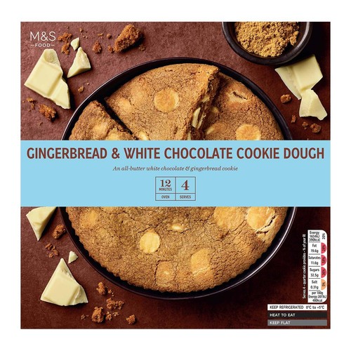 M&S Gingerbread & White Chocolate Cookie Dough thumbnail 2