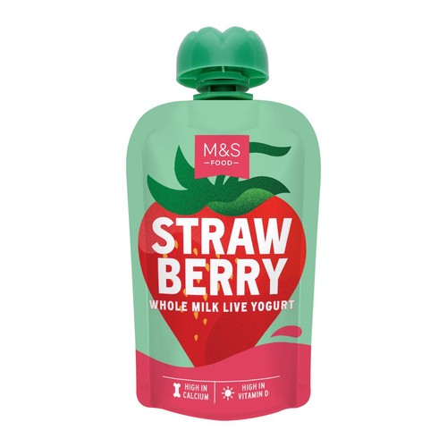 M&S Strawberry Whole Milk Live Yogurt thumbnail 3