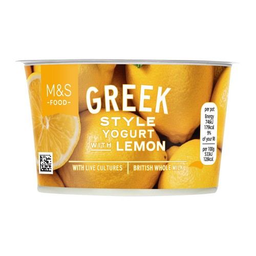 M&S Greek Style Yogurt with Lemon thumbnail 2