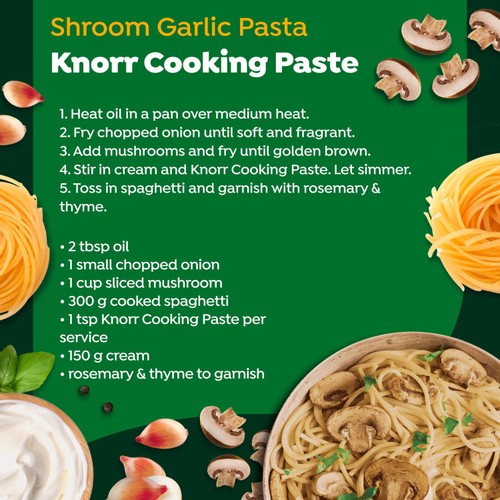 Knorr Roasted Garlic & Mushroom Cooking Paste thumbnail 6