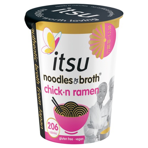 itsu chickn ramen instant noodles & broth pot