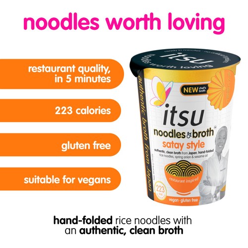 itsu satay style instant noodles & broth pot thumbnail 3