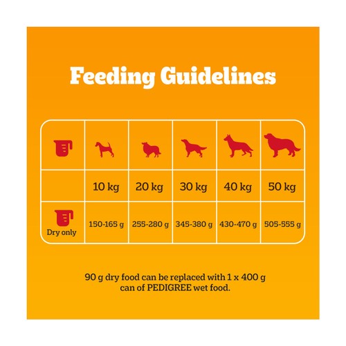 Pedigree Complete Adult Dry Dog Food Poultry & Vegetables thumbnail 5