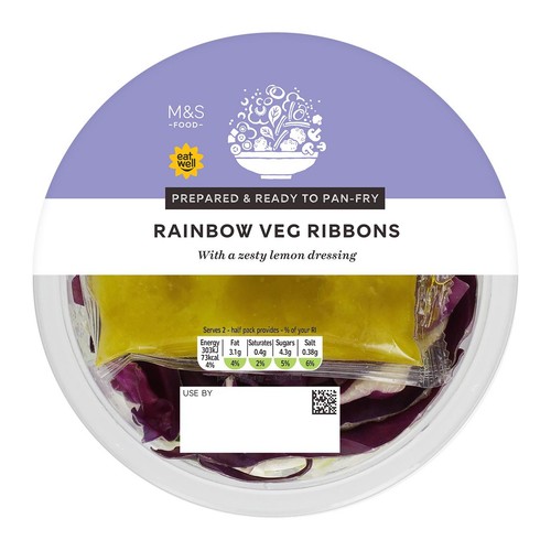 M&S Rainbow Veg Ribbons thumbnail 2