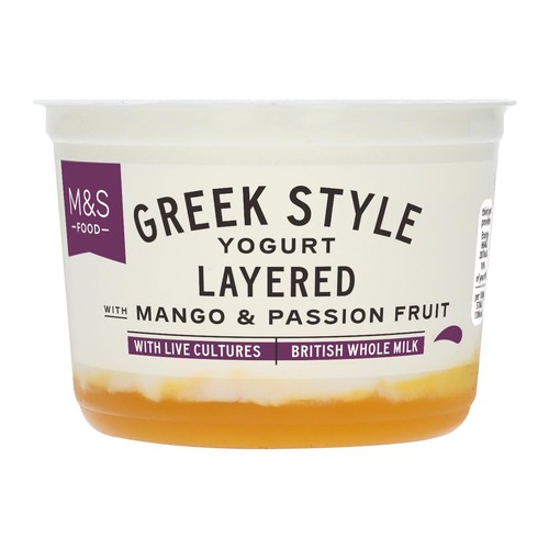 M&S Greek Style Yogurt Layered with Mango & Passion Fruit thumbnail 2