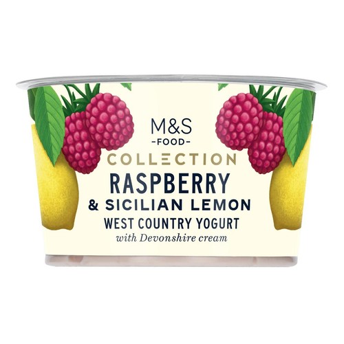 M&S Raspberry & Sicilian Lemon West Country Yogurt