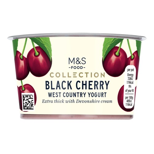 M&S Collection Black Cherry West Country Yogurt thumbnail 2