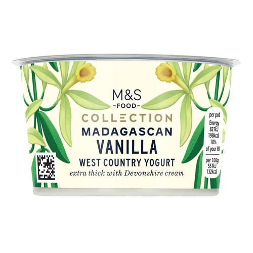 M&S Collection Madagascan Vanilla West Country Yogurt thumbnail 2