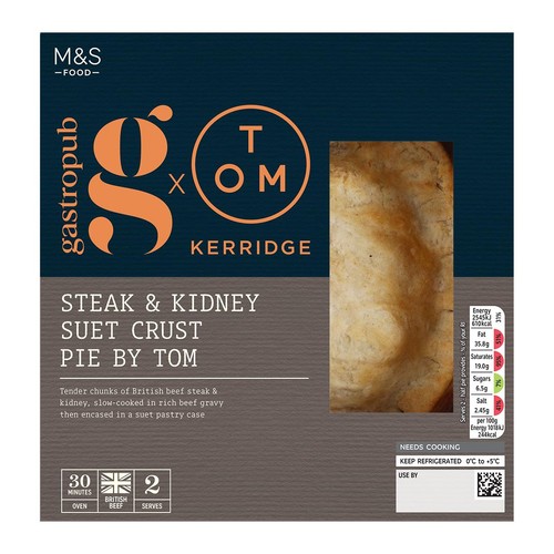 M&S Gastropub Steak & Kidney Suet Crust Pie By Tom Kerridge thumbnail 4