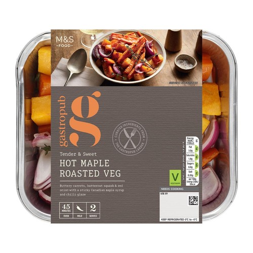 M&S Gastropub Hot Maple Roasted Veg thumbnail 2