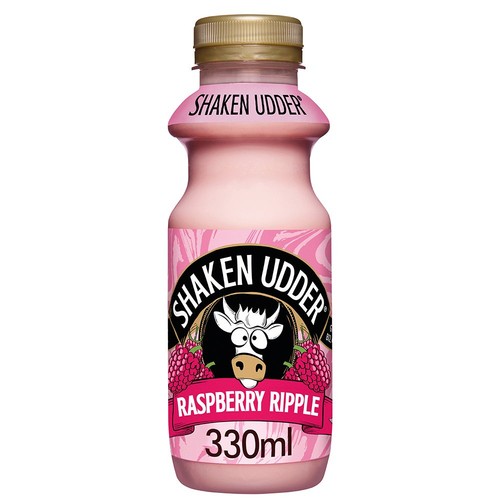 Shaken Udder Raspberry Ripple Flavoured Milkshake thumbnail 2