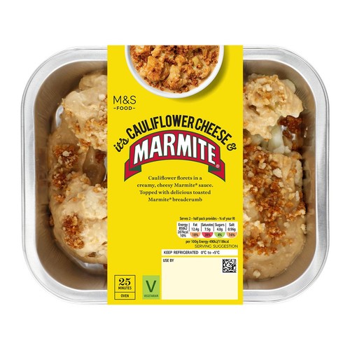 M&S it's Cauliflower Cheese & Marmite thumbnail 3