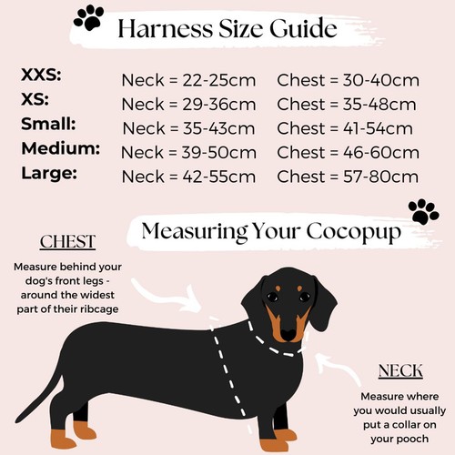 Cocopup London Pupberry Fields Dog Harness Extra Small thumbnail 4