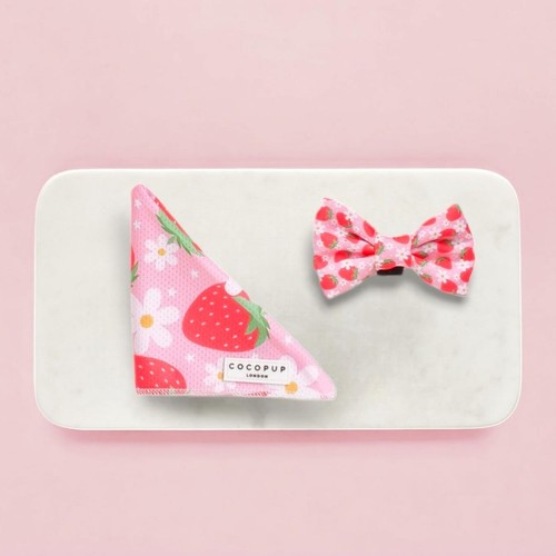 Cocopup London Pupberry Fields Dog Bandana & Bow Tie thumbnail 2