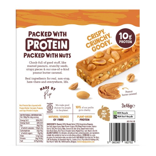 Pip & Nut Protein Peanut Butter Bars thumbnail 2