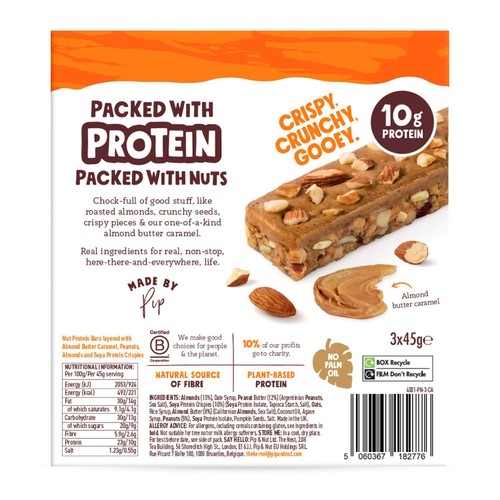 Pip & Nut Protein Caramel Almond Bars thumbnail 2