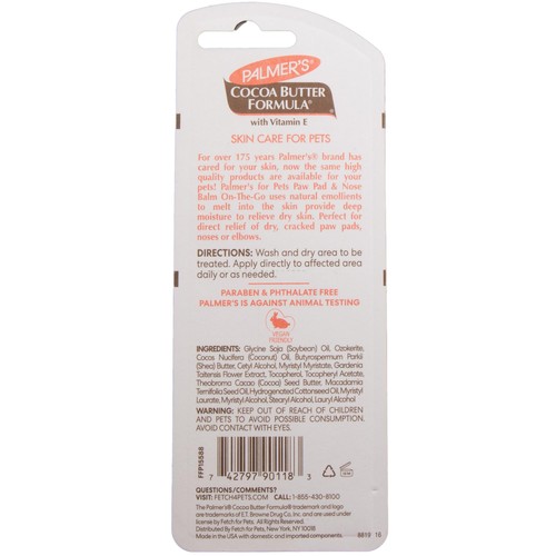 Palmer's for Pets Paw Pad & Nose Balm with Cocoa Butter thumbnail 5