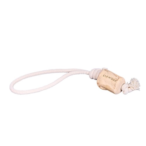 Elkwood Coffee Wood Rope Dog Toy