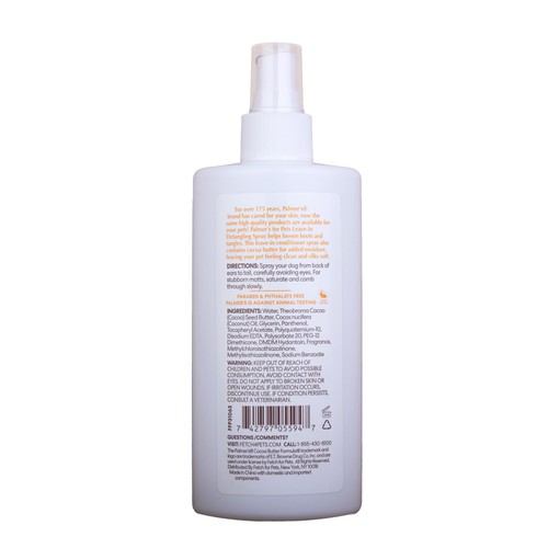 Palmer's for Pets Detangling & Conditioning Spray with Cocoa Butter thumbnail 2