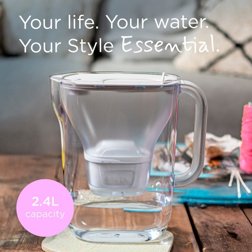 BRITA Style Essential Water Filter Jug White thumbnail 2