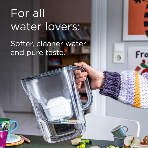BRITA Style Essential Water Filter Jug Stone Blue thumbnail 3