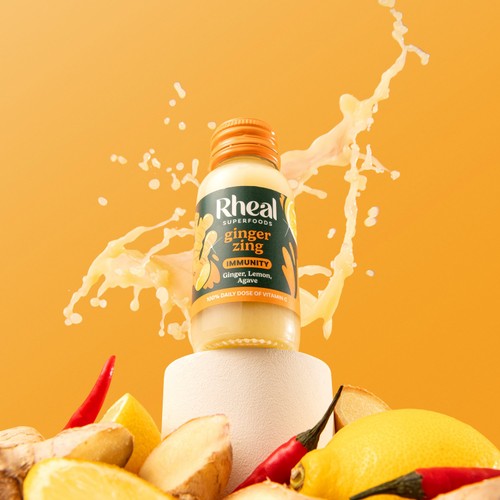 Rheal Superfoods Ginger Zing Immunity Shot thumbnail 2