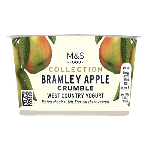 M&S Collection Bramley Apple Crumble West Country Yogurt thumbnail 2