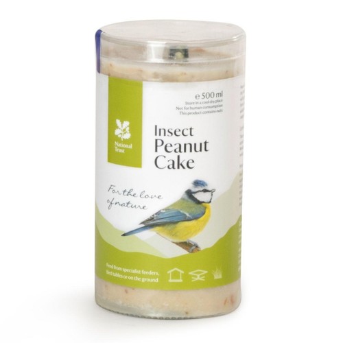 National Trust Bird Food Peanut Cake Roll with Insect