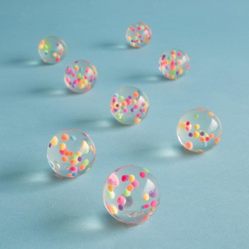 Confetti Filled Bounce Balls Party Bag Toys thumbnail 3