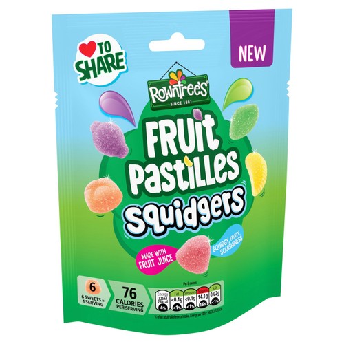 Rowntree's Fruit Pastilles Squidgers Pouch thumbnail 3